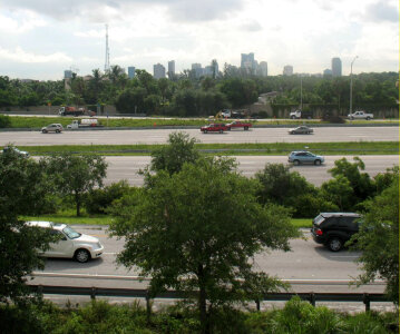 Interstate 95 passing through Fort Lauderdale in Florida photo
