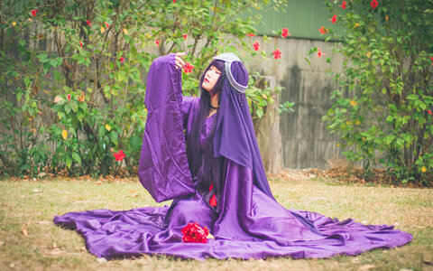 outdoor cosplay girl japanese style