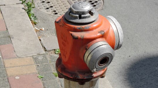 Cast Iron hydrant steel photo