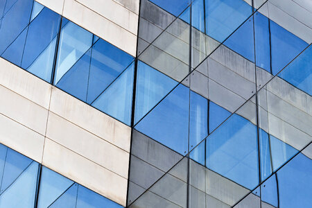 Abstract Architectural Pattern with Windows photo