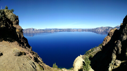 Long View of Crater Lake, Oregon photo