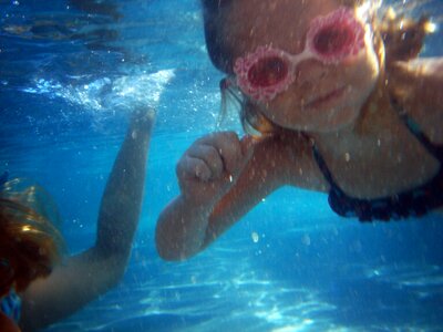 Swimming diving water photo