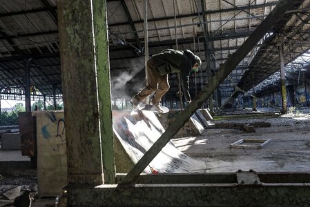 Building extreme graffiti photo