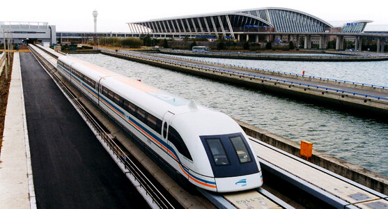 Maglev Transportation System in Shanghai, China photo