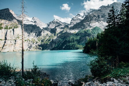 Beautiful Lake in the Mountains photo