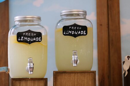 Fresh lemonade drink