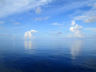 Ocean Sky Clouds photo