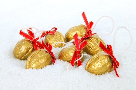 Walnut christmas decoration