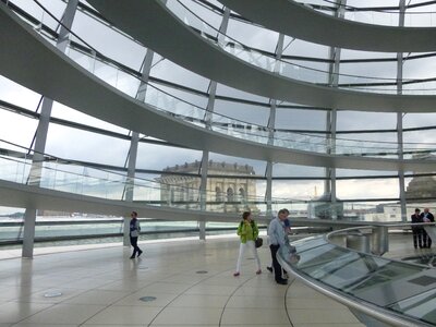 Glass dome reichstag building