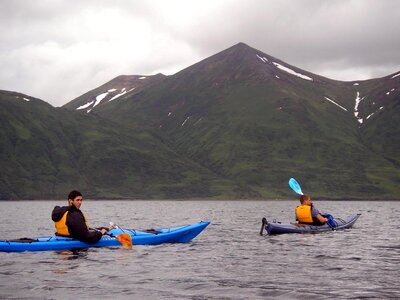 Adventure athlete boat photo