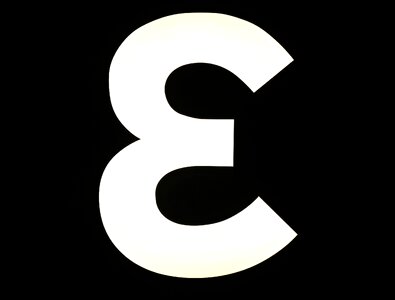 Alphabet black black and white