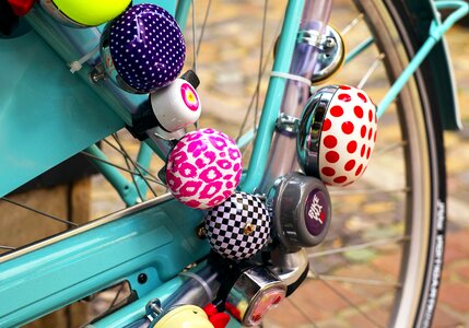 Bicycle colorful decoration