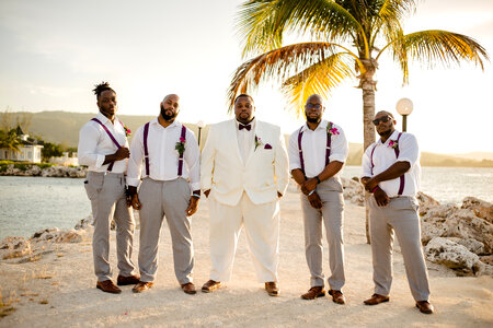 Groomsmen bridal party groomsmen photo