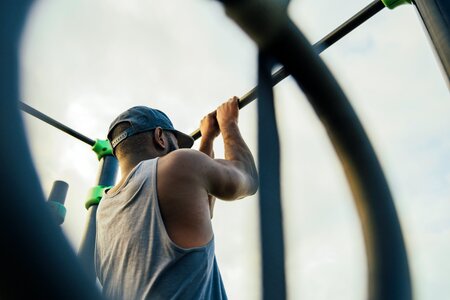 Chin Ups At The Park photo