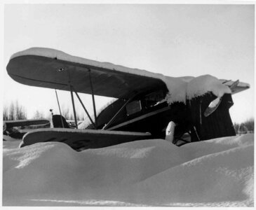 Aircraft little snow