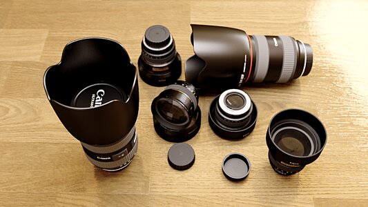 Canon Camera Lens Collection photo