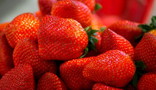 Red fruits dessert vitamins