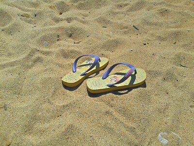 Flip beach shoe photo