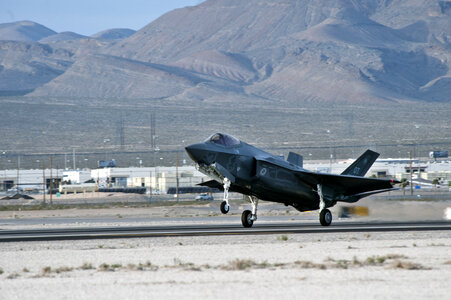 F-35 Lightining II at Nellis AFB photo