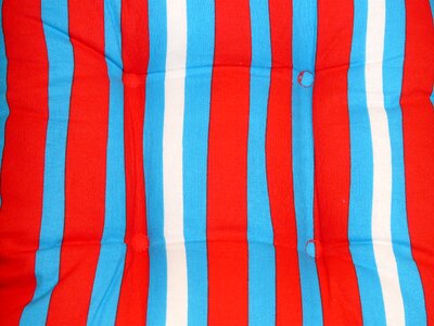 Striped blue red photo