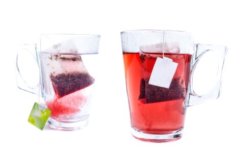 Teabag mug glass