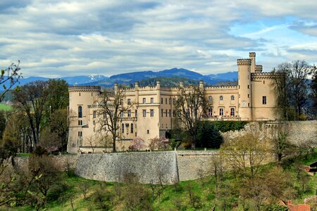 Scenic castle fortress