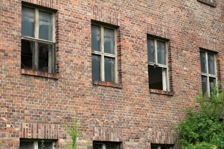 Dilapidated shabby window photo