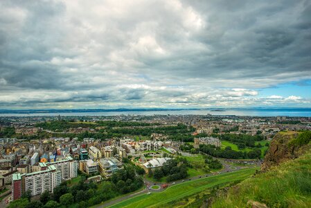 Overlooking Edinburgh photo