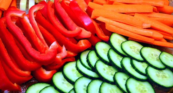 Carrot cucumber food photo