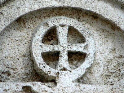 Cross emblem 