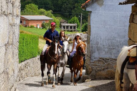 Animal cavalry child