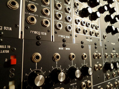 modular synthesizer photo