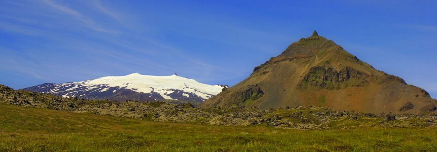 Snow landscape nature photo