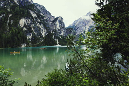 Lake Prags Glacier South Tyrol photo