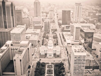 Aerial america architecture photo