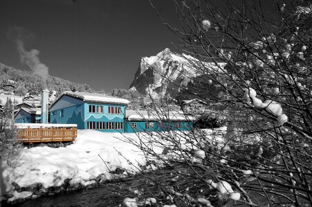 North wall switzerland wintry