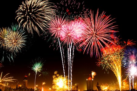 Celebration firework night