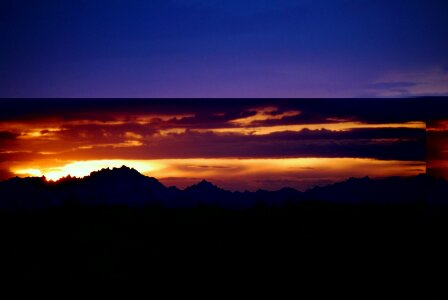 Sunrise in the Badlands photo