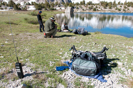 Videographer films biologists-1