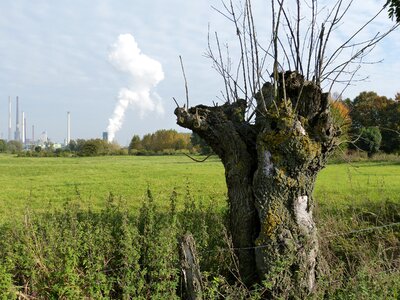 Power plant industry smoke photo
