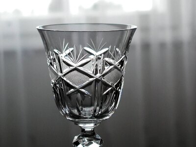 Decoration crystal glass transparent