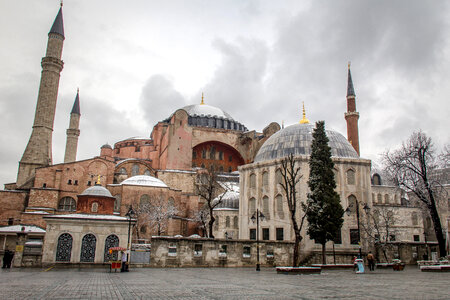 Hagia Sophia architecture in Istanbul, Turkey photo