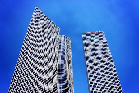 Architecture sky blue