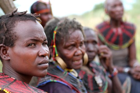 Ethnic female face