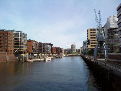 Channel crane bridge