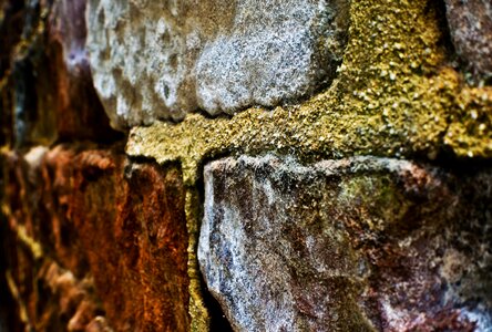 Macro rock sandstone