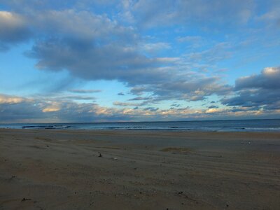 Atlantic sand sunset