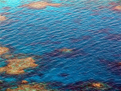 Ocean pacific aerial view