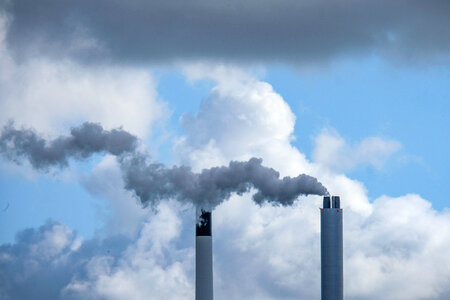 CopenHill Sky Slope Chimney Smoking photo