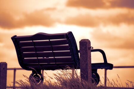 Seat seating sunset